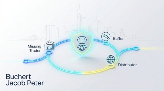 Anwalt für Umsatzsteuerkarussell in Frankfurt: Strafverteidigung bei Vorwürfen der Steuerhinterziehung (§ 370 AO) und innergemeinschaftlichem Mehrwertsteuerbetrug durch Buchert Jacob Peter.